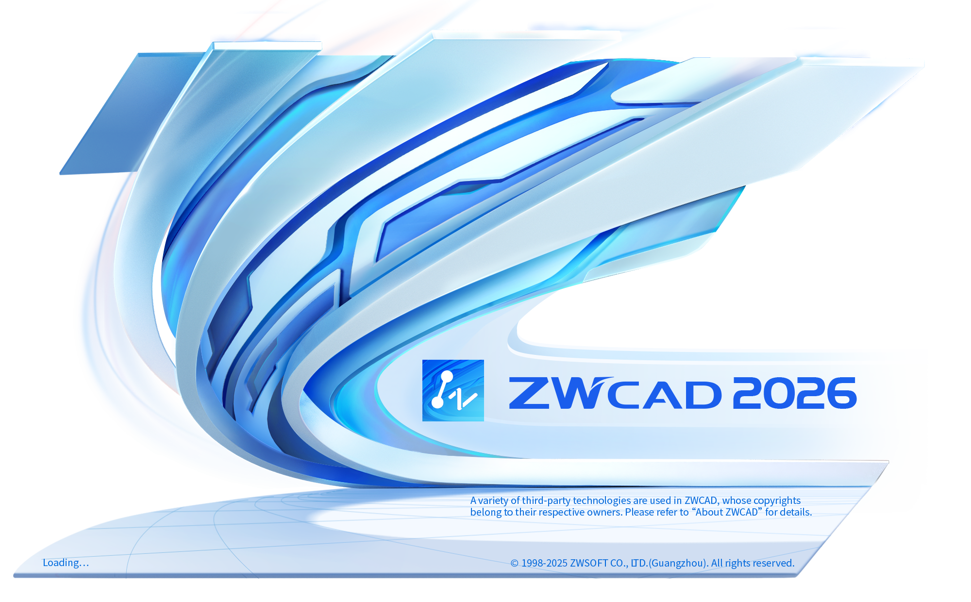 Flash Screen_ZWCAD2026 Flash Screen_ZWCAD2026